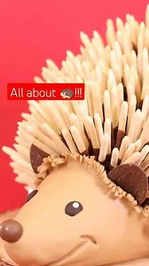 This hedgehog cake