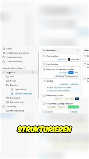 Zenkit: Ordner-Magie für Team-Erfolg & sichere Projekte! #shorts