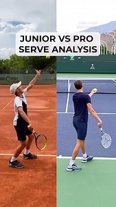 519 reactions · 59 shares | Junior vs PRO Serve Analysis, by OTI Master instructor Florian Meier @david_.schwenk - Top junior and OTI student Video credit: @zenracquets #tennis #medvedev #comparison #reels | Online Tennis Instruction | Facebook