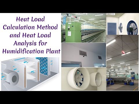 Heat Load Calculation & Analysis for Humidification Plant 🌍 | Step-by-Step HVAC Guide
