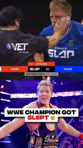 Former WWE champion Jack Swagger just got SLEPT at Power Slap