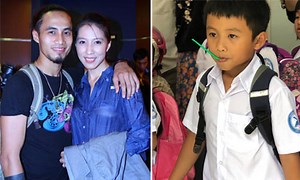 Ngày đầu đi học con trai Phạm Anh Khoa nói với mẹ: Hay thôi con về quê chăn bò vậy