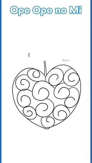 SIMPLE DRAWING OF OPE OPE no MI (LAW) DEVIL FRUIT #shorts #short #drawing #art #devilfruit