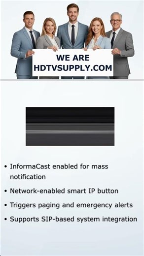 Advanced Network Devices IPBTN-IC Smart IP Button (InformaCast)
