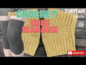 How to crochet Knee warmers | easy crochet tutorial for beginners | #tukitakicrochet