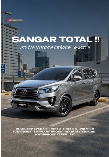 Modif Innova Reborn 2025: Tampilan Sangar tapi Tetap Elegan