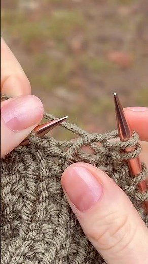 M1R Increase in Knitting (Make 1 Right)