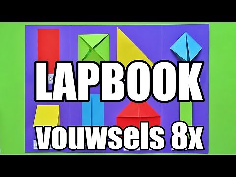 LAPBOOK maken - (8X) vouwsels
