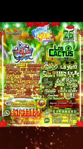 🪩 Wave Of Rock®→ Presenta🔥 •NEW WAVE //Vs// ROLL• en una Noche Especial con lo mejor del NEW WAVE & ROCK'N ROLL a cargo de 🔱 Oceanide Entertainment en @iwannarock 🕺 Este Viernes 26 de Diciembre 🪩 Wave Of Rock® te invita a un viaje retro con lo mejor del 🕺🏻New Wave // Synth Pop // Post Punk // Rockabilly // Rock n' Roll // Garage // Surf🎸 ¡Ven a disfrutar una playlist que te hará revivir lo mejor de los 60's, 70's, 80's, 90's y sabrás porque la buena música sigue a pesar de los años🔥 _ �