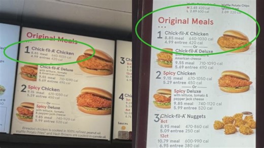 Viral post claimed Chick-fil-A charged more in drive-thru than inside | What we found