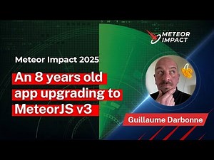 An 8 years old app upgrading to MeteorJS v3