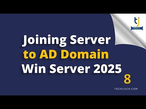 How to Join a Server to Windows Server 2025 Domain Controller