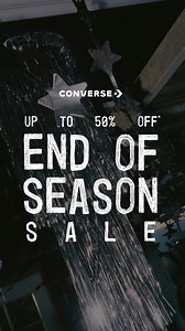 End of Year deals up to 50% off* might just keep you smilin’ til the end of next year, too. | CONVERSE