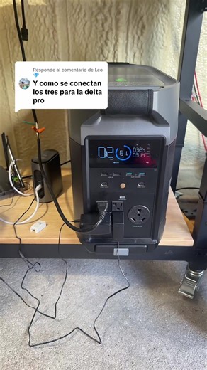 Respuesta a @Leo💎 🔥 6 PANELES ECOFLOW DELTA PRO = CARGA SOLAR EXAGERADA ☀️⚡ Mira cómo se llena solo con el sol de la mañana #EcoFlow #EcoFlowDeltaPro #EnergíaSolar #PanelesSolares #SolarPower