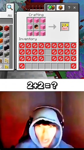 New Secret Recipe Unlocked 🤫👑 #minecraft #technoblade #shorts