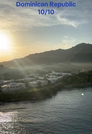 Vibes Don’t Lie. Whenever you mix mountains with ocean. It’s a beautiful combination. Book the trip!!!!#ambercove #dominicanrepublic #cruise #travel #traveltok #travelagent #beach