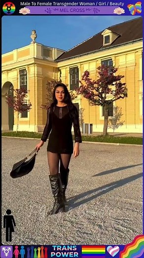 Male to Female Transgender Woman - MEL CROSS #viralvideo #shortvideo #transgender #mtf #lgbt #shorts