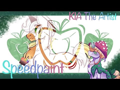 |MLP speedpaint| main six redesigns! - Applejack