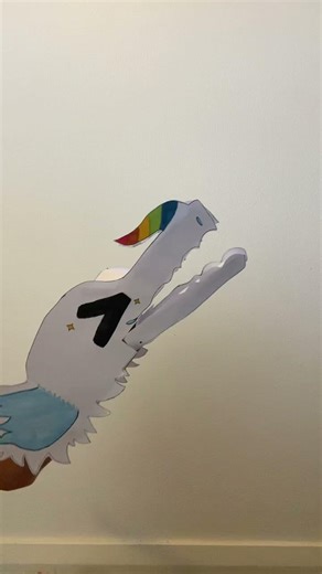 FIRST EVER DRAGON PUPPET (inspired by ‪@SunsetSaraDragons‬ #fypシ #puppetdragon #art #dragonframe