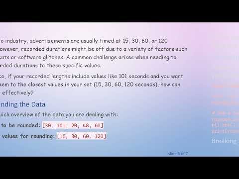 Rounding Values in Python: How to Round to Specific Non-Multiples 30, 60, 120 15