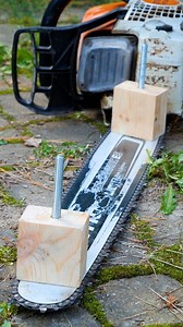 Handy Log Cutting With A Ladder | Science, Tech and Universe