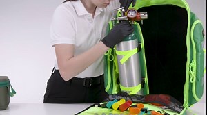 Statpacks New G3+ Breather All-Inclusive EMS Airway Backpack, Lightweight ALS BLS Trauma Bag for EMS, Police, Firefighters (Green)