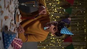 Funny Guy Celebrating Birthday Wearing Party Stock Footage Video (100% Royalty-free) 1097877045 | Shutterstock