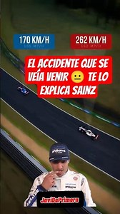 The accident that was bound to happen 😐 Sainz explains it to you #shorts