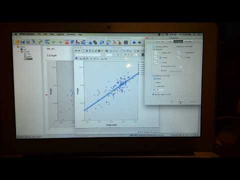 Adding the Best Fit Line or Regression Line to Scatter Plot SPSS