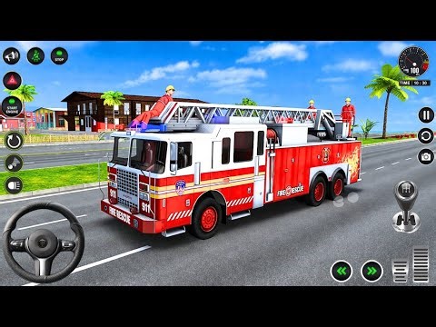 Fire Truck Rescue Simulator 3D – Real 911 Emergency Mission 🚒🔥 - Android Gameplay