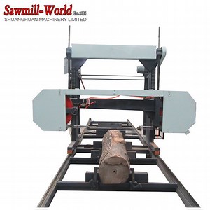 [Hot Item] Sawmill-World Portable Horizontal Wood Band Saw Mill Machine Wood Cutting Bandsaw