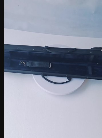 Double bass bow case 2pcs Bow Holder German French Style with Strong straps Light Durable,Black color