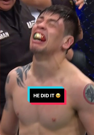 HE DID IT 🥹 Brandon Moreno's face when he became the first ever Mexican UFC champion will always make us smile 💚🤍❤️ #UFCMexicoCity | Saturday | LIVE on TNT Sports & discovery #UFC #MMA #boxing #Mexico