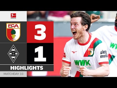 FC AUGSBURG - BORUSSIA M'GLADBACH | Highlights | Matchday 33 – Bundesliga 2025/26