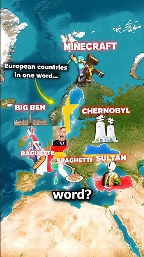 Every European country in one word...🇪🇺🤯🤔