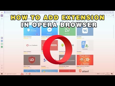 How To Add Extension In Opera Browser