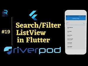 #19 ||Flutter Riverpod 2.0 Tutorial Series || Filter/Search ListView with Riverpod NotifierProvider