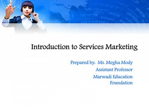 Introduction to Services Marketing - SlideServe