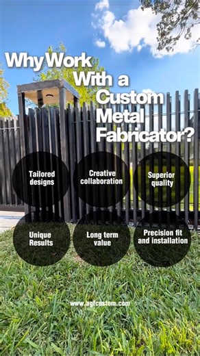 Why go custom?  Working with a custom metal fabricator means every...