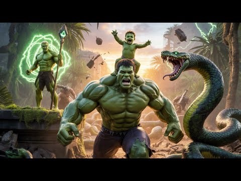 Hulk and Baby Hulk vs Loki & Giant Python | Epic Jungle Battle | Marvel Fan-Made Short Film