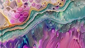 A crosssection of stratified columnar epithelium featuring multiple layers of tall cells with cells of varying shapes.