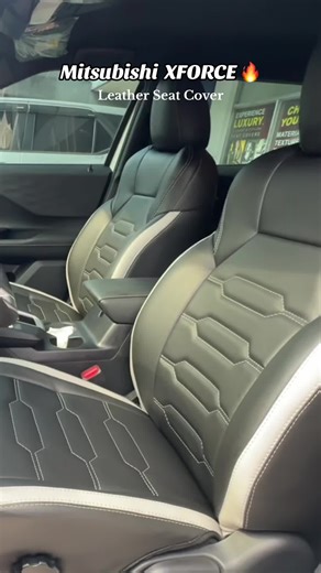 Mitsubishi XFORCE: Customized Black and White Leather Seats