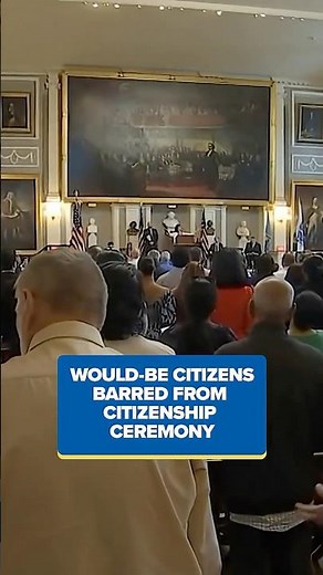 Permanent U.S. residents turned away from citizenship ceremony
