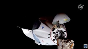 SpaceX Crew Dragon docks at ISS with astronauts for the first time