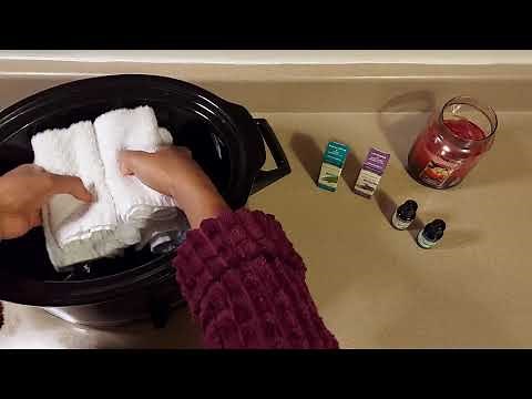 DIY Spa Week - Lavender & Eucalyptus Hot Towel Decompress