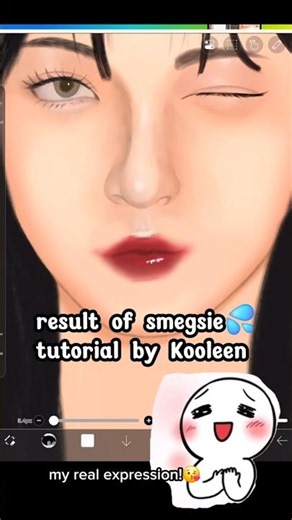 JUICY✨ LIPS👄 TUTORIAL WORKED! #ibispaintx #drawing #arthack #art #digitalart #arttutorial #procreate