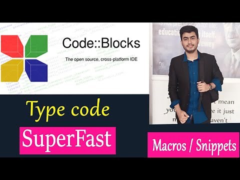 ✅How to create templates in Codeblocks । snippets or macros in Codeblocks। Competititive programming