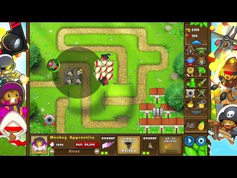 BTD5 Monkey Lane Hard Walkthrough