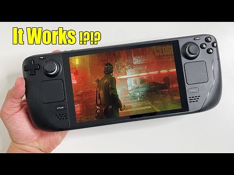 Alan Wake 2 on Steam Deck