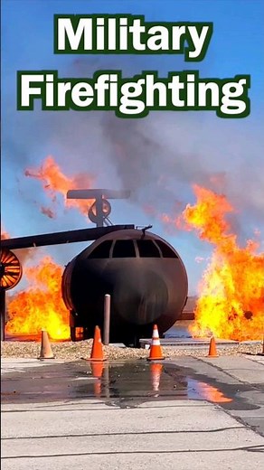 Aircraft Crash Rescue Firefighting (ARFF) | U.S. Air Force | #shorts